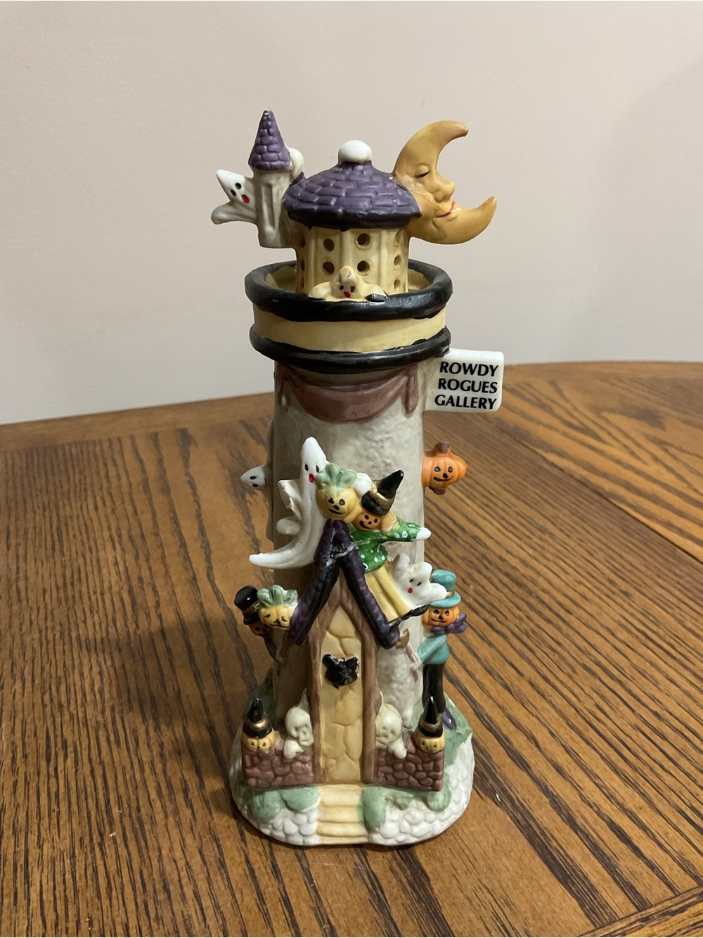 Halloween Tall Haunted House Ceramic Village Set - Picture 5 of 16